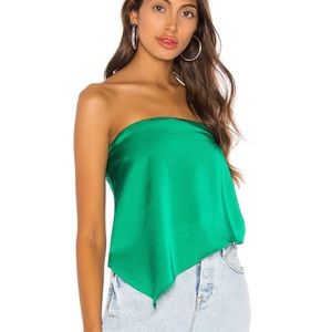 Revolve green top. Worn once. Pics as in website